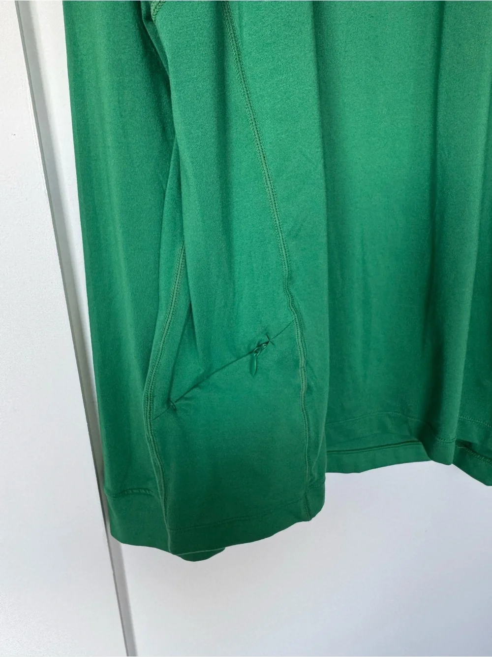 Men's Green Quarter-Zip Performance Pullover